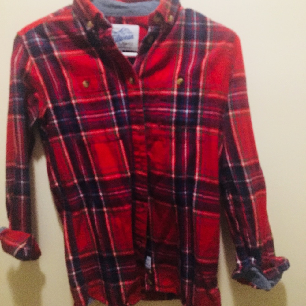 Red Plaid top